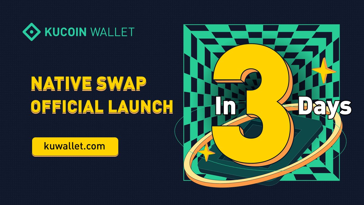 HaloDotSocial's tweet photo. Official Launch of Native Swap on #KuCoinWallet🚀

⏳Countdown: 3⃣ days 

👉Follow us
👉RT with #KuCoinWalletNativeSwap
👉❤️+ Tag 3

More #giveaway events with rich rewards are on the way. Get ready!🤩 https://t.co/huROdW2vXb