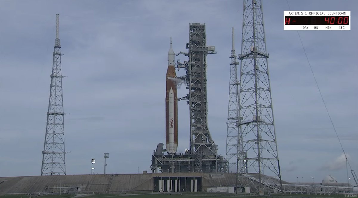 SCRUB. NASA launch director Charlie Blackwell-Thompson has called off today's Artemis 1 launch attempt due to an issue with an engine bleed on the core stage. spaceflightnow.com/2022/08/29/art…