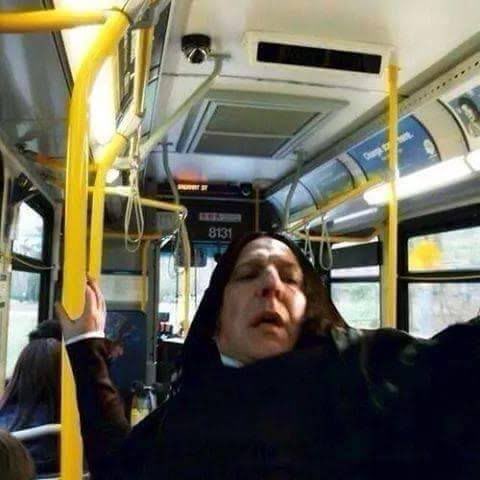 When you get on the bus and the bus driver starts driving before you get to your seat.
