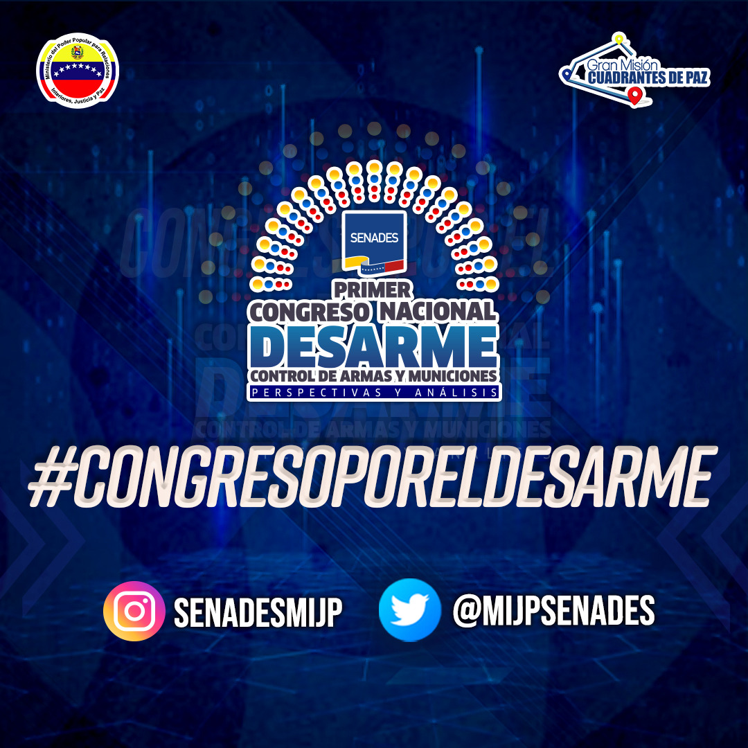 #29AGO ¡Feliz comienzo de semana!

Hoy vamos con la etiqueta #CongresoPorElDesarme.

¡Juntos todo es posible! #PueblosUnidosPorLaPaz