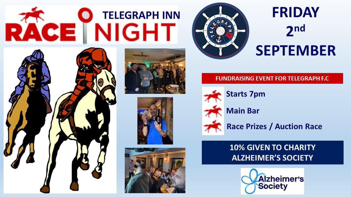 Get yourselves down on Friday, always a great night <a href="/telegraphbrid/">nic💙💛</a> 🏇🏇🏇

All support welcomed 💙❤️