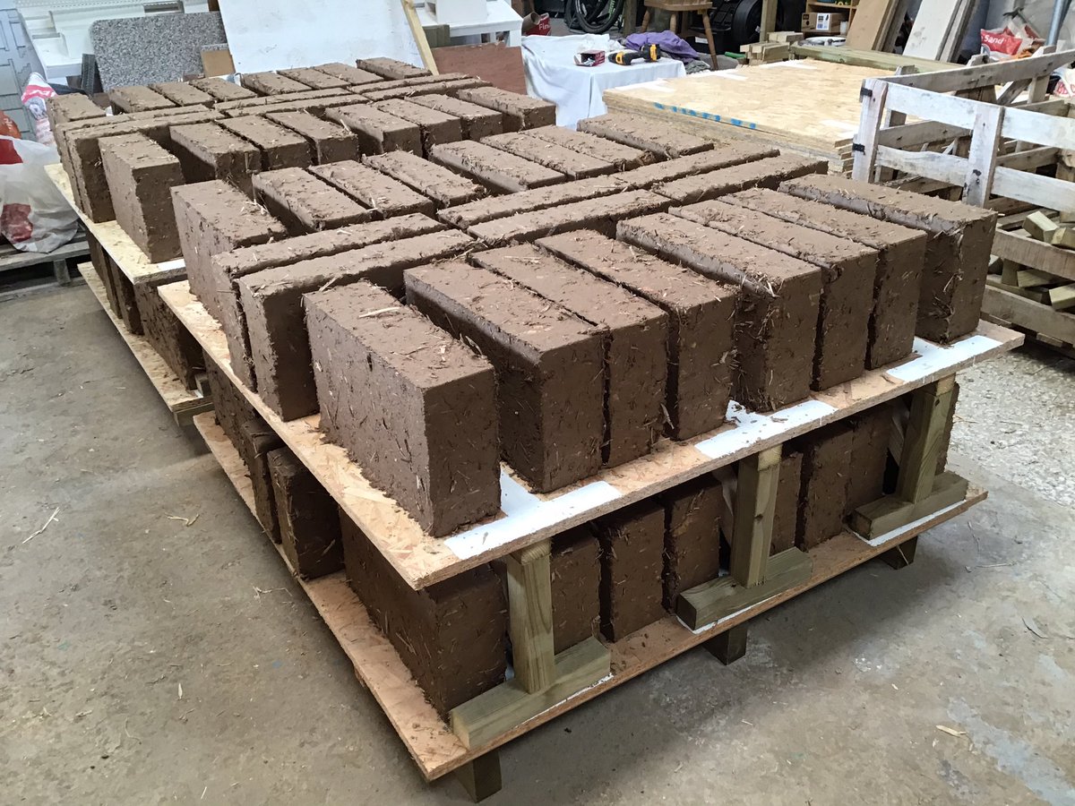 earth_blocks's tweet photo. Some of our #cob blocks fresh out of the machines this morning #cornwall #sustainable #Sustainability https://t.co/TEiOnrZ3Lq https://t.co/YQ8OgIsxl9