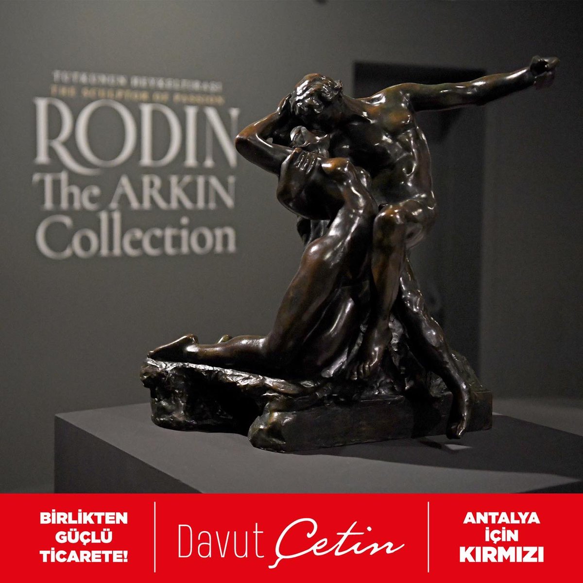 DavutCetin's tweet photo. 8 yıl önce Picasso ile başlayan yolculuğunu Andy Warhol, Rodin gibi dünyaca ünlü isimlerle sürdüren #AntalyaKültürSanat’ta 16 sergi ile 100 bini aşkın sanatseveri ağırladık. Kente yeni bir soluk kazandırdık. 
#BirliktenGüçlüTicarete
#AntalyaiçinKIRMIZI
https://t.co/XhjenQUjH1 https://t.co/6eDEnsi9jL