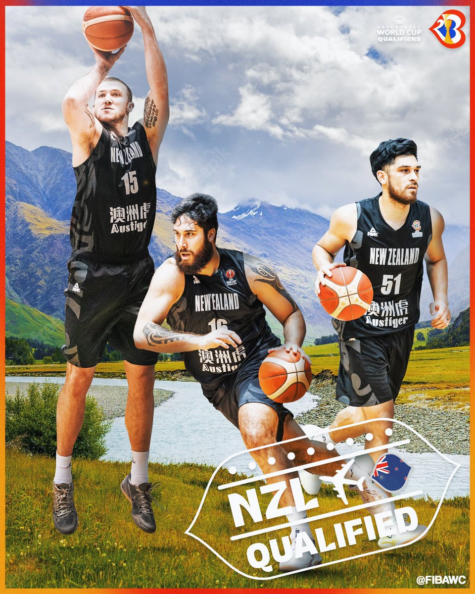 New Zealand stand tall! 🇳🇿

A win by the Philippines over Saudi Arabia officially guarantees the Tall Blacks' ticket to the World Cup next year! 🎟

#FIBAWC | #WinForNewZealand