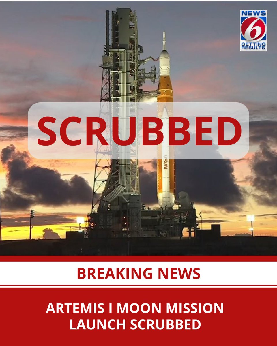 NASA scrubs Artemis moon mission from Florida’s Space Coast. bit.ly/3An7mF2?utm_so…
