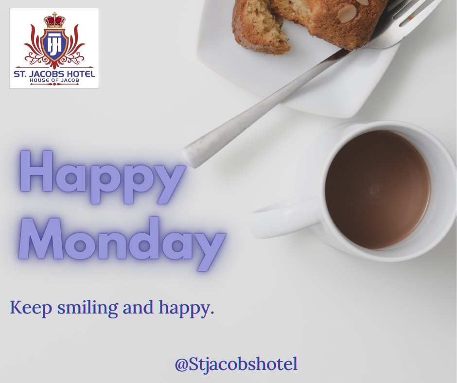 stjacobshotel's tweet photo. It's a new week, keep smiling and be happy 😊😊😊. A happy new week from us @stjacobshotel
.
.
.
#nigeria #luxury #monday #Akure #alagbaka #hotel #hospitality #stjacobshotel #newweek #luxury https://t.co/aavdWUkDGn