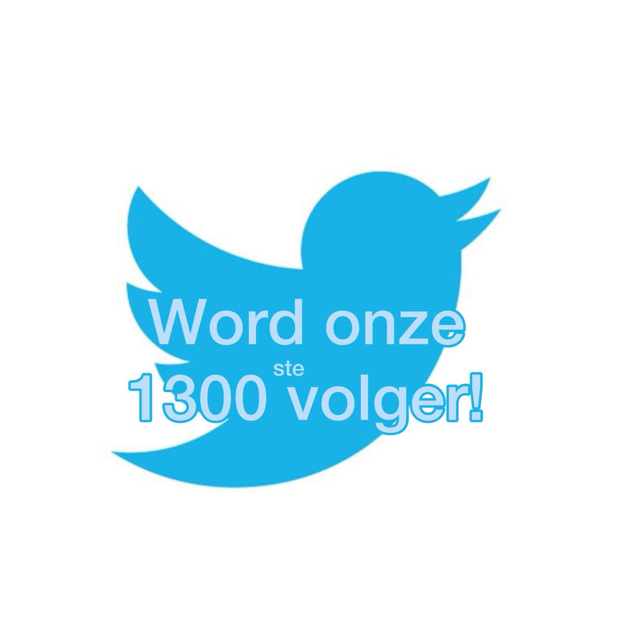 Nog maar 7 volgers te gaan!
Wordt u onze 1300ste volger?
Dan ontvangt u een leuk pakketje.
Ook onder onze trouwe volgers verloten we een mooi Krimpenerwaard pakketje, dus graag retweeten!