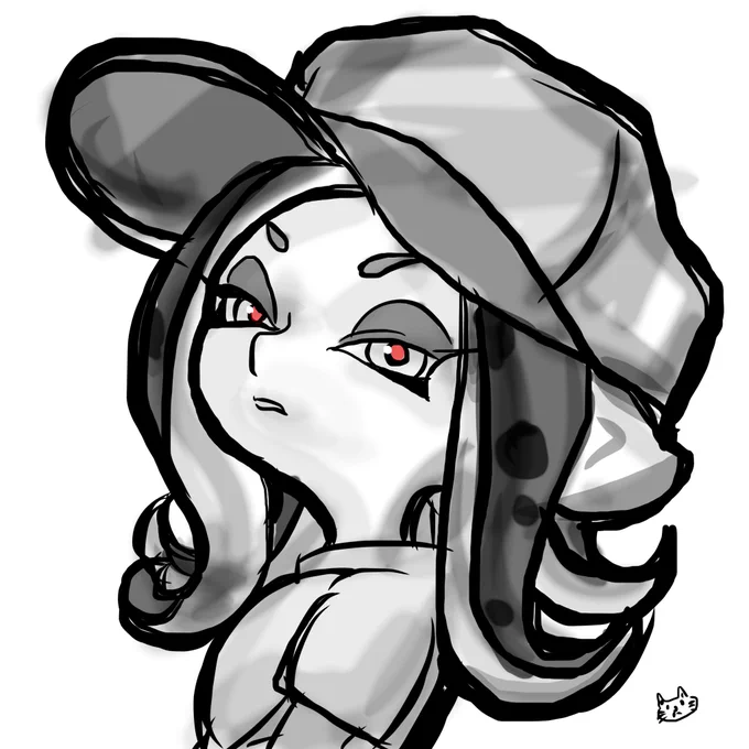 いつ描いたか分からない指描き模写出てきた。 