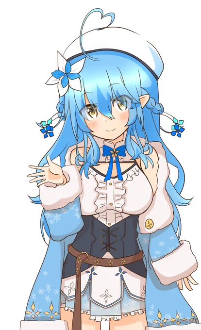 ラミィちゃん#雪花ラミィ #LamyArt #ホロライブ 