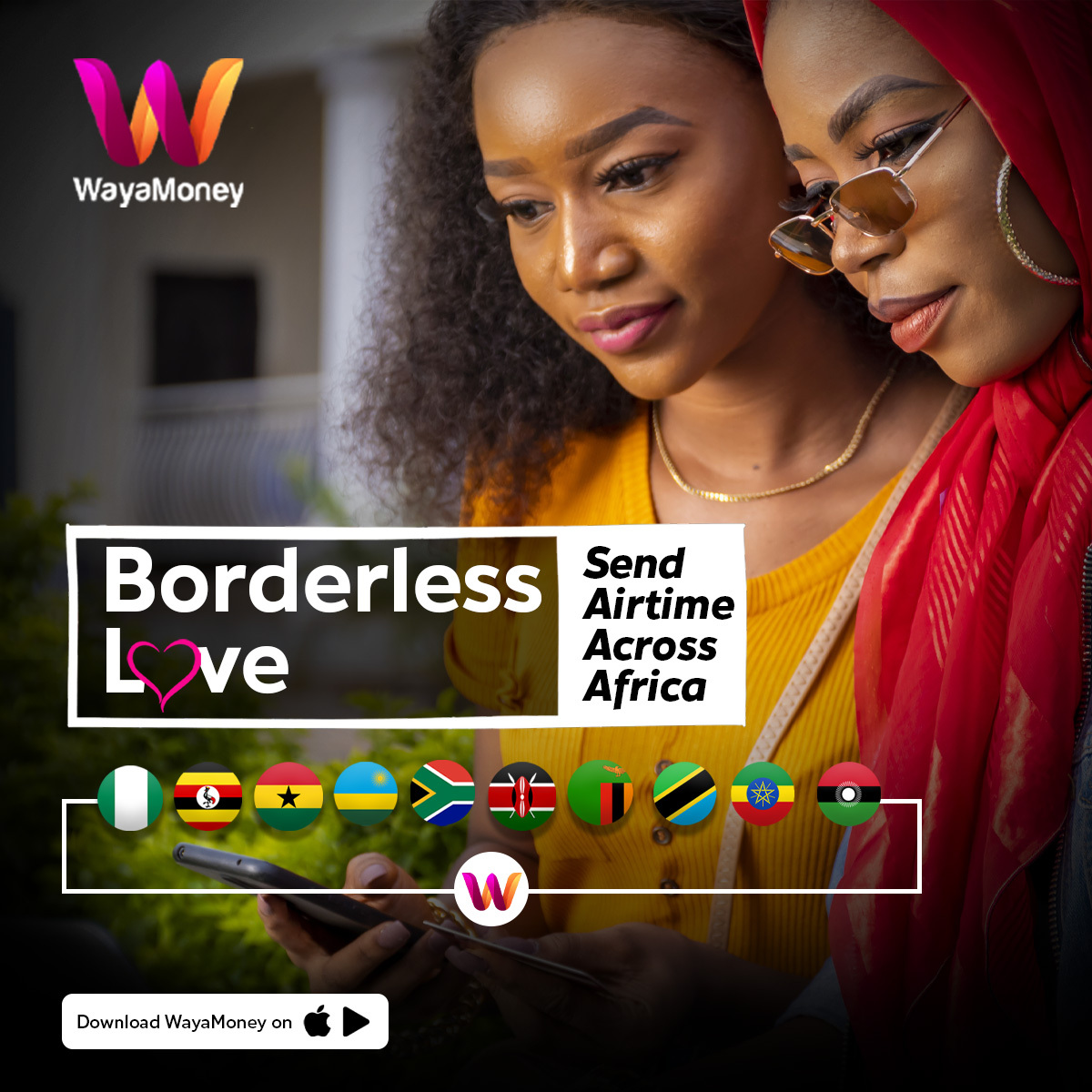 WayaMoney's tweet photo. It's more possible and easy than you think 😎
You can extend your good gestures beyond borders to your friends in other African countries by sending them airtime using the WayaMoney App 🎯💯

#mondaymindset #motivationmonday  #WayaMoney #mondayflex #wfh https://t.co/Zfu82yTJZ5