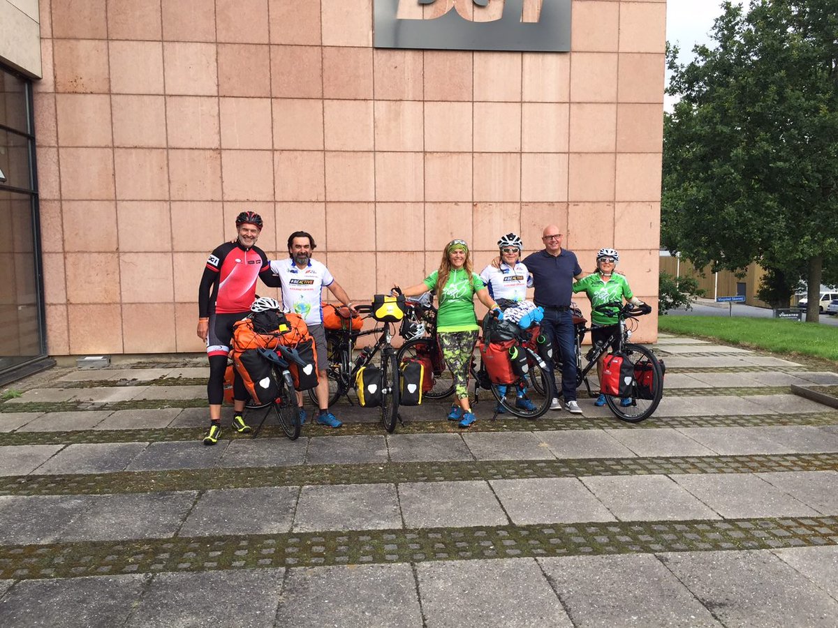 An (almost) unbelievable cross-border cycling tour of 2300km and 31 days happened six years ago ⌛🚲 Around 50 followers left in Denmark and the team had more than doubled in size towards the end 🙋 More about the #JourneyofHope &amp; #NowWeBike at bit.ly/3PWrkwe #BeActive