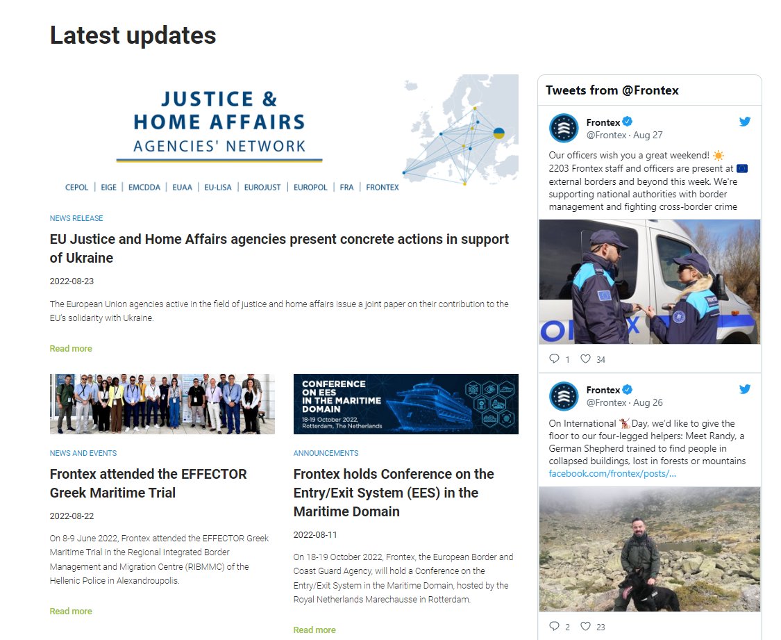 effector_h2020's tweet photo. 🆕The #EFFECTOR_project is featured on @Frontex  website❗️ A brief overview about #Frontex attendance in the @effector_h2020 Greek 🇬🇷Maritime Trial.

📌 Frontex attended the EFFECTOR Greek Maritime Trial

👉 Read more: 
https://t.co/uP6lIgXevY
#CISE #MaritimeSurveillanceSystems https://t.co/DJBHI2nh4s