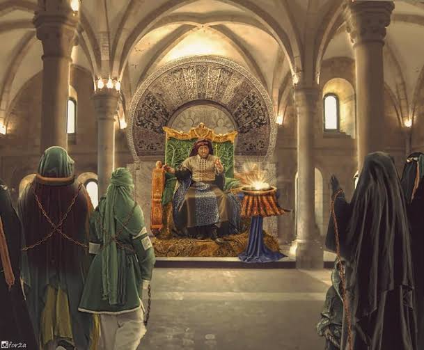 _Ghadeeri_'s tweet photo. Lady Zaynab(as) to Yazid
 (c):

"By Allah, you cannot
  remove us from the minds
  of people and you cannot
  fade our message"!

#اسیران_کربلا_دربار_یزید https://t.co/Ah4lmHPXNM