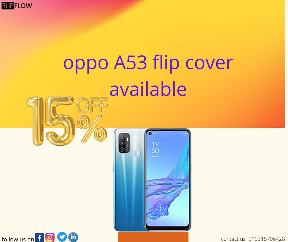 FlipFlowIndia's tweet photo. Oppo A53 flip cover | with magnetic closing | pockets
slots &amp;  many more facility | to buy click
https://t.co/RKodRzdPUE
.
#flipflowindia https://t.co/hSOl0Y5nwe
