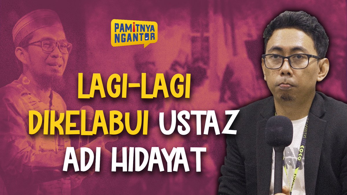 PamitnyaNgantor's tweet image. Kenapa (lagi-lagi) kita bisa dikelabui Ustaz Adi Hidayat?
youtu.be/7qTlFkAlr6s
@Stakof di #PamitnyaNgantor.