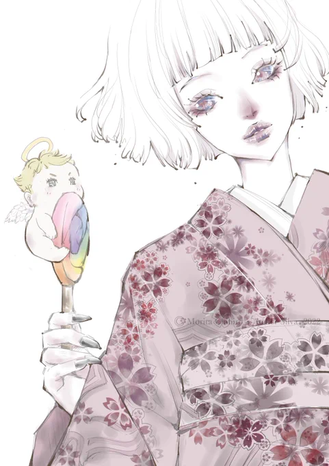 それでよいのだ...#イラスト #天使 #堕天使 #illustration 