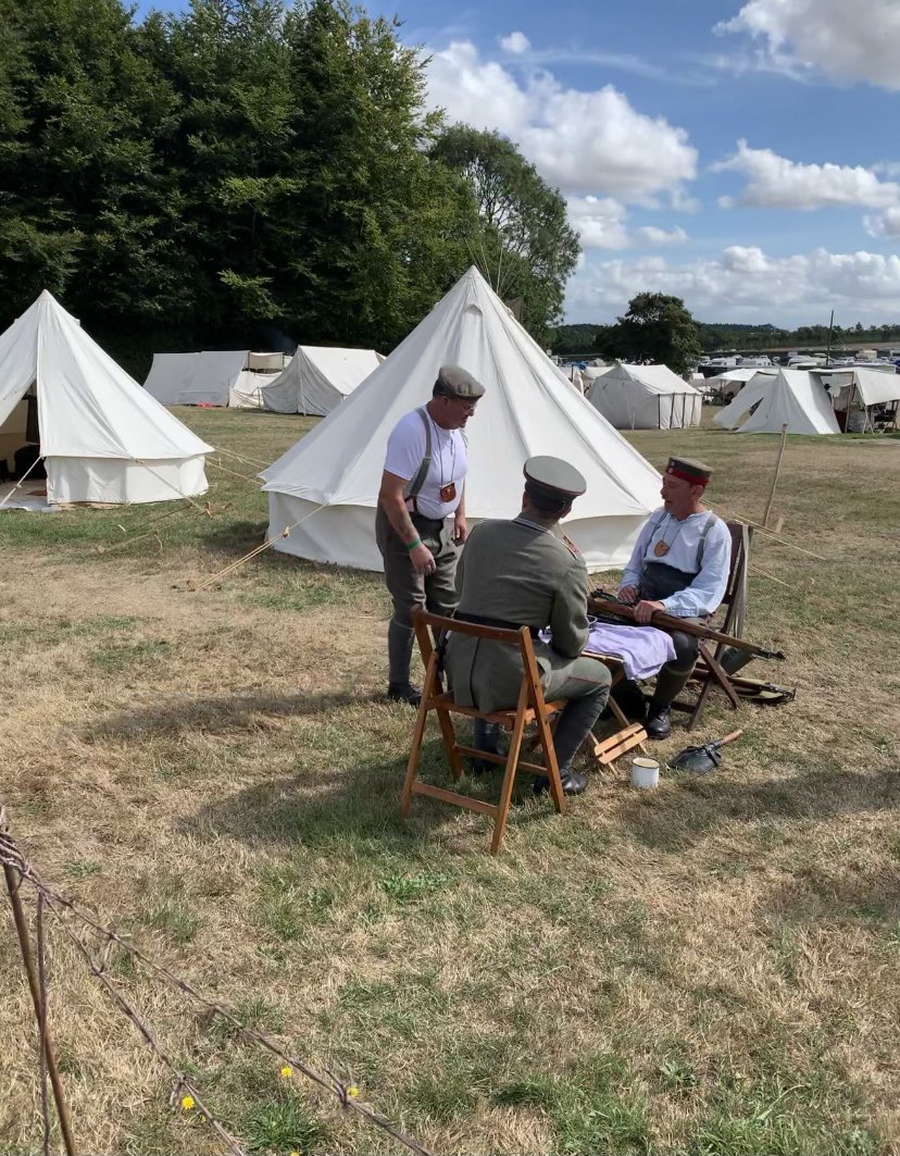 73rdThe's tweet photo. Base Camp at the Military Odyssey Show 2022  #73rd_füsilier_regiment #imperialgermany #ww1german #princealbrechtofprussia #prussia #Hanoverian https://t.co/XO6IEPoxXH