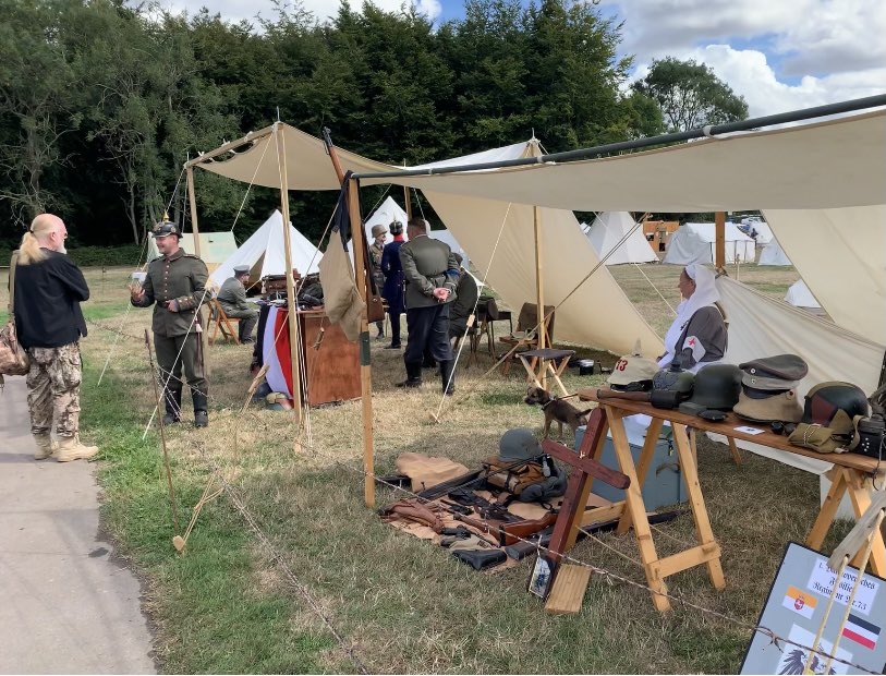 73rdThe's tweet photo. Base Camp at the Military Odyssey Show 2022  #73rd_füsilier_regiment #imperialgermany #ww1german #princealbrechtofprussia #prussia #Hanoverian https://t.co/XO6IEPoxXH