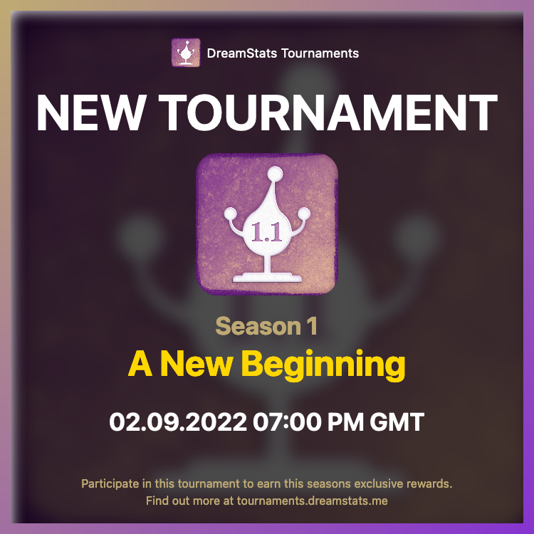 DreamStatsApp's tweet image. The very first #DreamsPS4 tournament of Season 1 is upon us!
Get ready to play 5 different games #MadeInDreams against other dreamers around the world when the tournament starts this Friday, September 2nd at 7 PM GMT.

Register your participation here 👇
tournaments.dreamstats.me
