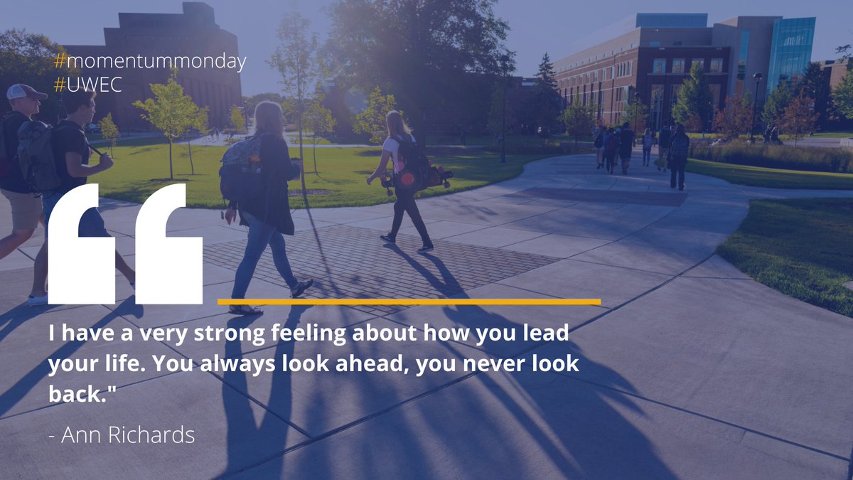 UWEauClaire's tweet photo. We are looking forward to welcoming new Blugolds to campus this week. #uwec #blugoldbound https://t.co/jGfRw6dYRX