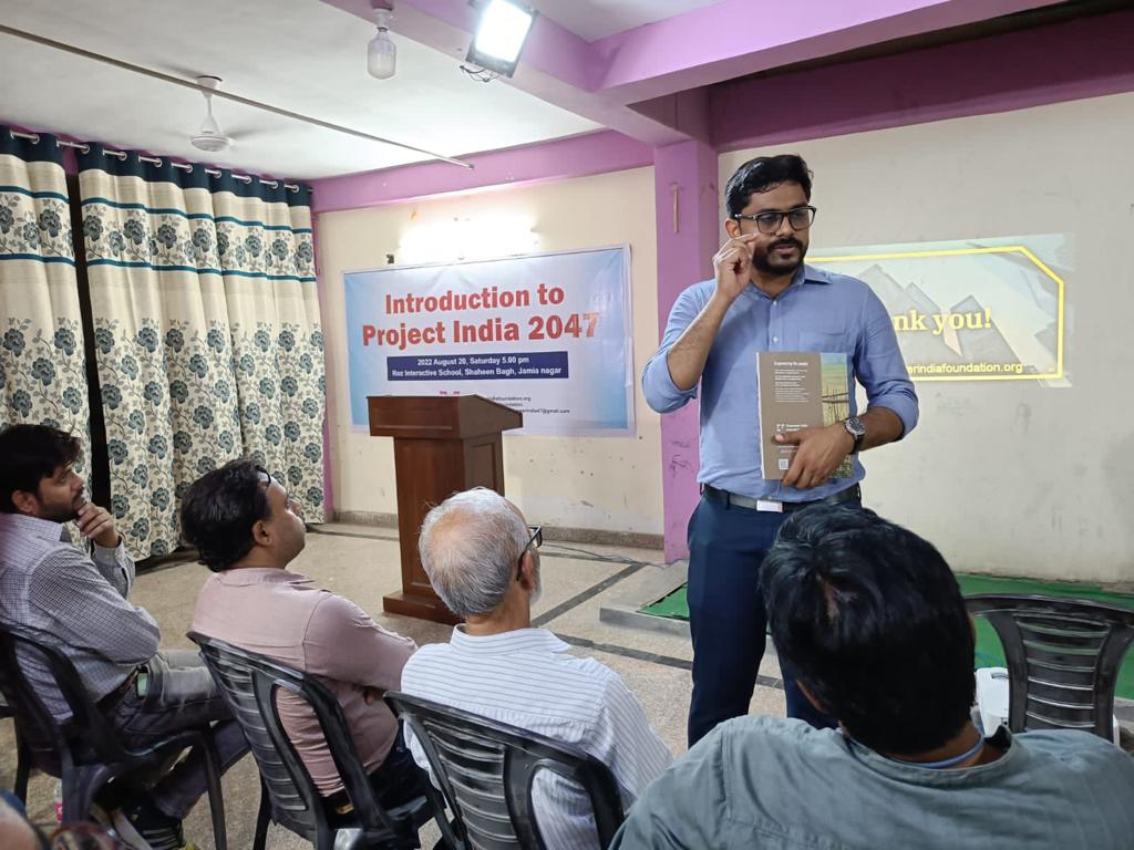 eiffoundation's tweet photo. 𝐈𝐧𝐭𝐫𝐨𝐝𝐮𝐜𝐭𝐢𝐨𝐧 𝐨𝐟 𝐏𝐫𝐨𝐣𝐞𝐜𝐭 𝐈𝐧𝐝𝐢𝐚 𝟐𝟎𝟒𝟕
Empower India Foundation CEO, Mohamed Shaffeeq &amp; Relations Head, Faiz Mohammed introducing Empower India Foundation,  Project India 2047 &amp; project document India 2047: Empowering the People in Delhi https://t.co/woJ42j66iW