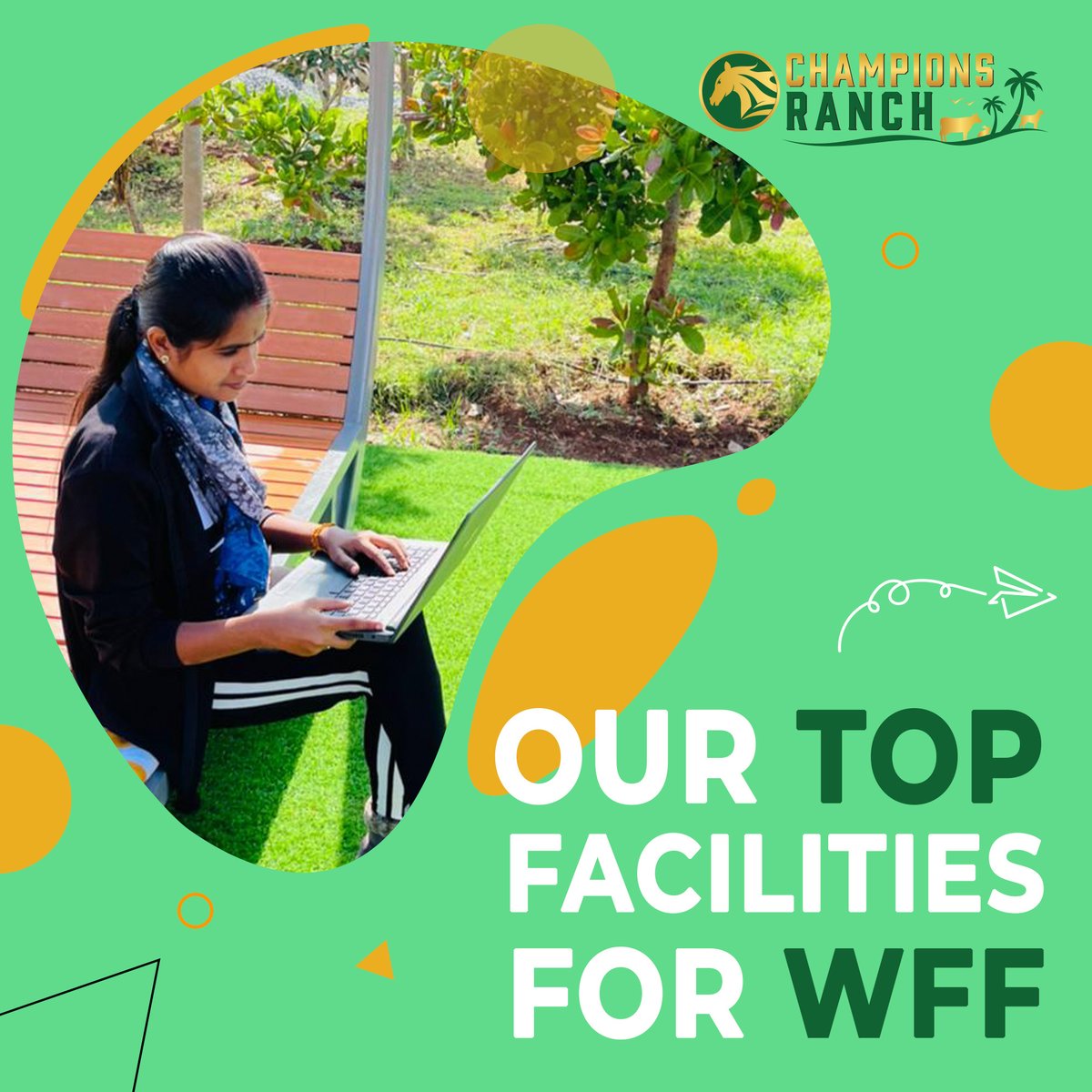 championsranch's tweet photo. Make your working hours more Productive With our (Work from farm)
Hurry up! Book your WFF
+91-9844617600
https://t.co/Ywq62SSrcW
#championsranch #championsfarm #workation #workations #workfromfarm #workfromanywhere #work #corporateworklife #wifi #productivity #corporateevents https://t.co/uI0VxG1ZG5