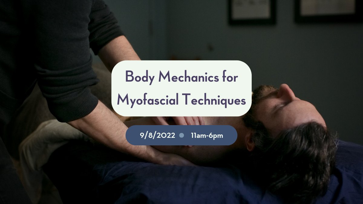 BodyworksDW's tweet photo. Our next advanced massage therapy course on Body Mechanics for Myofascial Techniques is coming up soon! This is a one-day course worth 6 NYS &amp; NCBTMB CEUs.

Tuition: $180

Enroll today 👉 https://t.co/aO3vlJ6ajg 
Or head to the link in our bio and click on "LMT CEUs" https://t.co/b9iJavs8dV