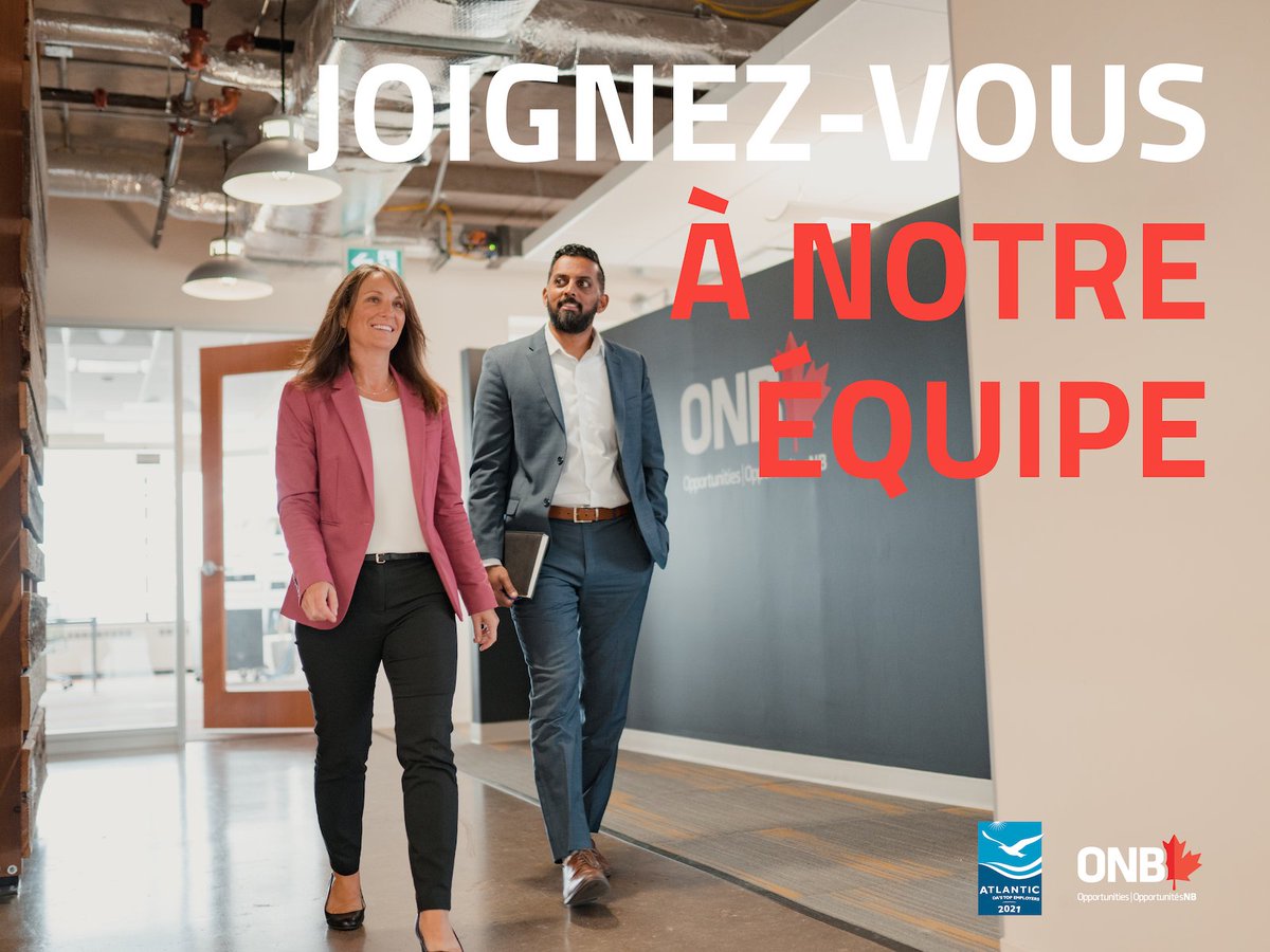 OpportunitesNB's tweet photo. Nous embauchons! Vous trouverez ci-joint l’offre d’emploi suivante : Agente ou agent de programme, Immigration https://t.co/7r58OZ62nB https://t.co/elqHtgKB0F