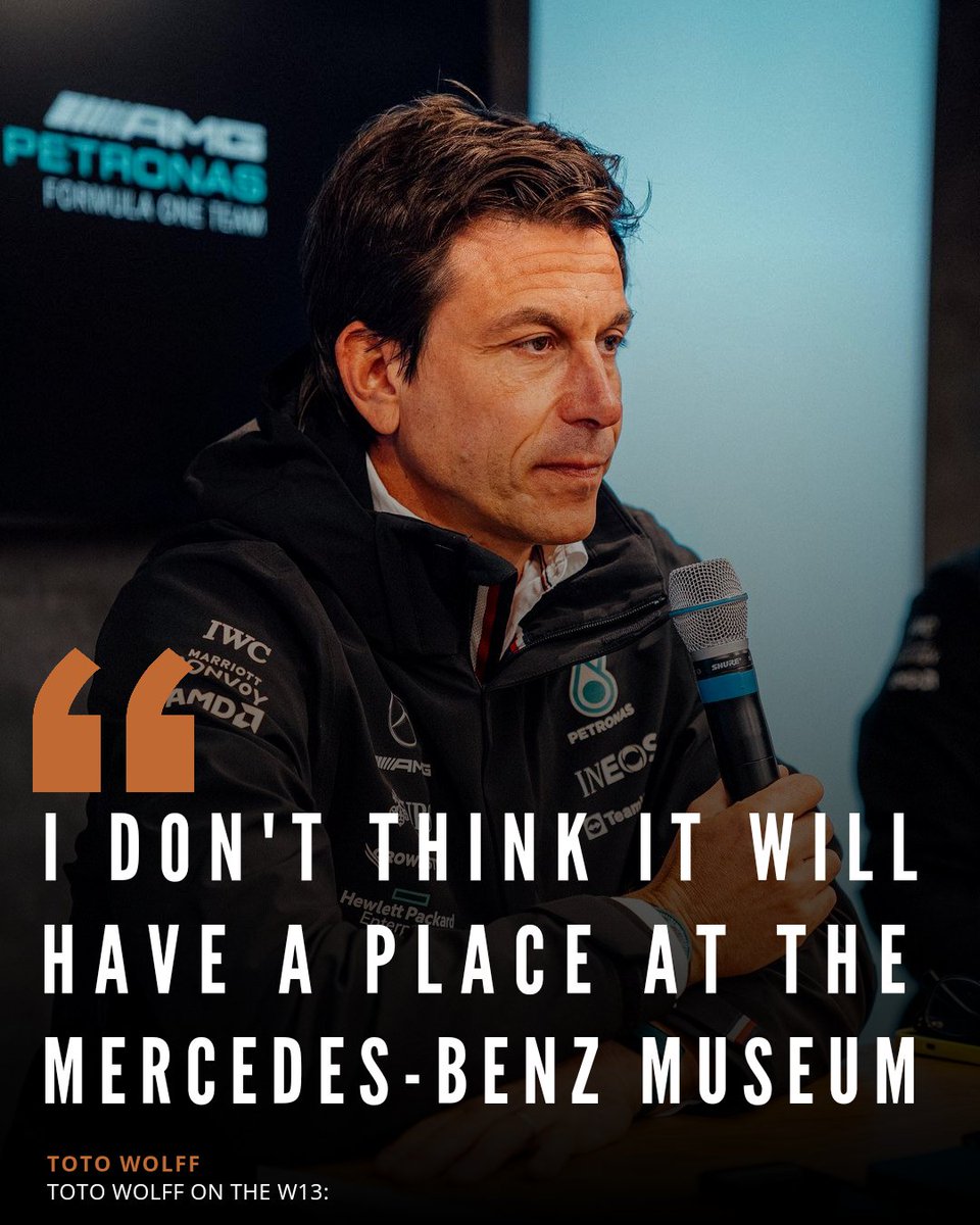 #F1 #MercedesAMGF1 #totowolff

Toto is really done with W13 👀