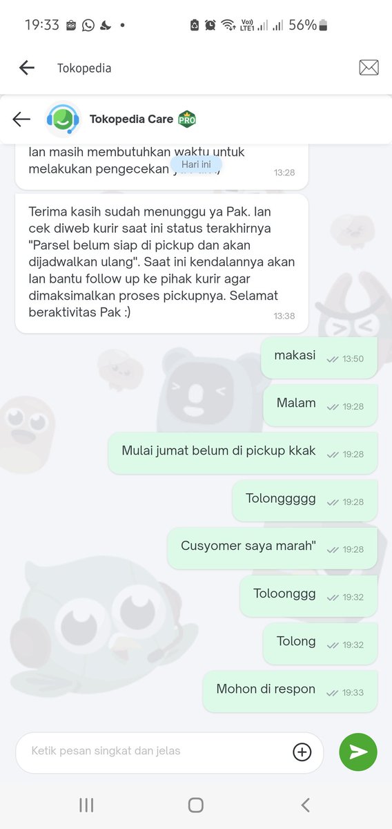 Poontiee's tweet photo. @tokopedia tolong di respon https://t.co/yAcxKIFbIZ
