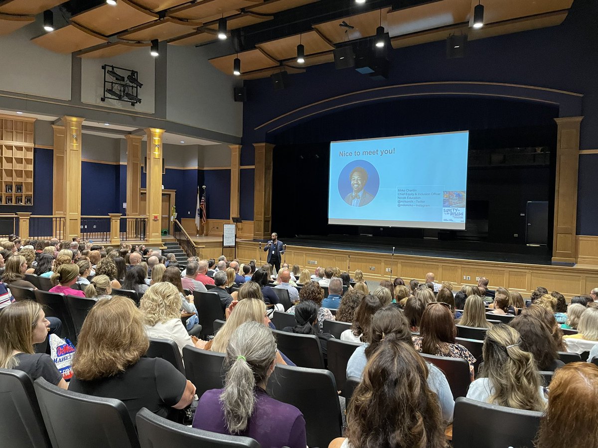 FranklinPSNews's tweet image. Keynote speaker Mirko Chardin led our educators in thoughtful reflection and discussion regarding universal design for education #beyondaccess