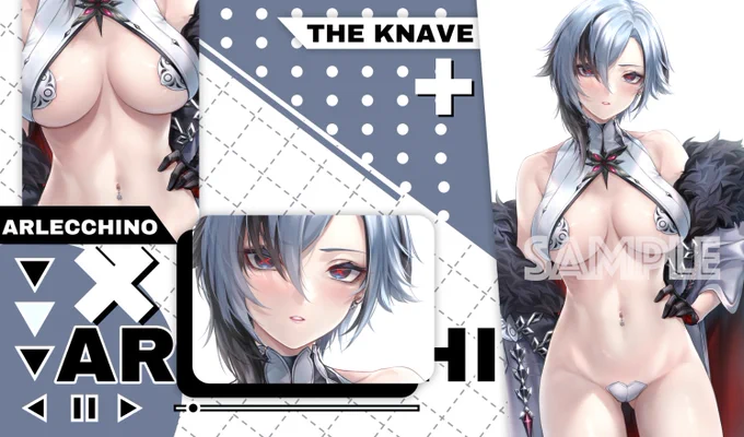CT40/エアこみトレ 新作発表⑤召使 の スリーブ や プレイマット になります!イラストレーターは Rei_kun() 様です。※プレイマットはフルアート版と横版の2種類があります。 