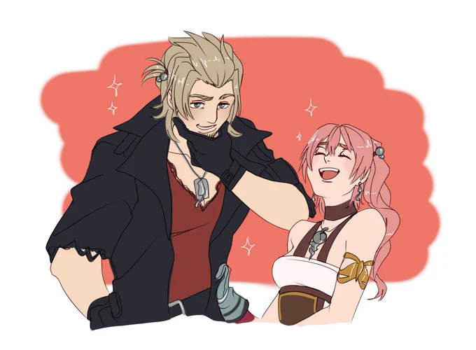 Ok time to post a thread of all the ffxiii art I've been neglecting to post here#finalfantasyxiii2 #serahfarron #noelkreiss #hopeestheim #snowvilliers 