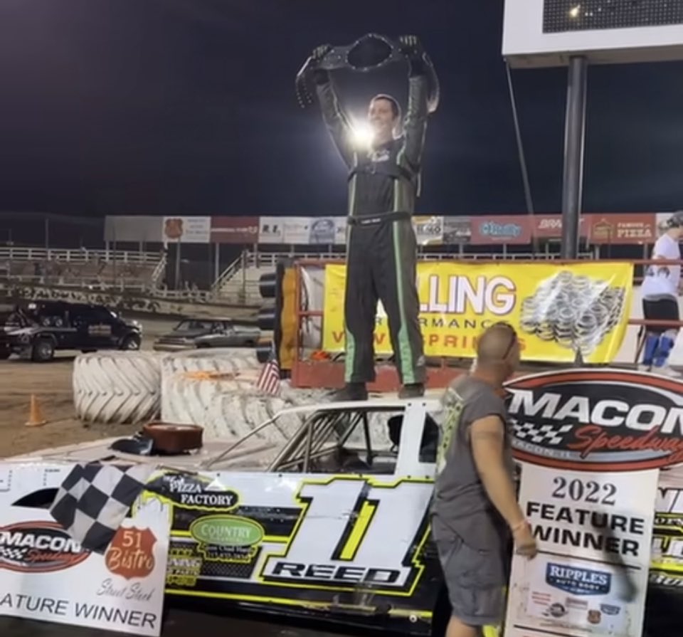 BulletChassis's tweet photo. Huge Congrats to Terry Reed on your win Saturday night @maconspeedway in the John Osman Memorial Foundation race! #BigCheckWinner #TeamBullet https://t.co/y2KkutEoYU