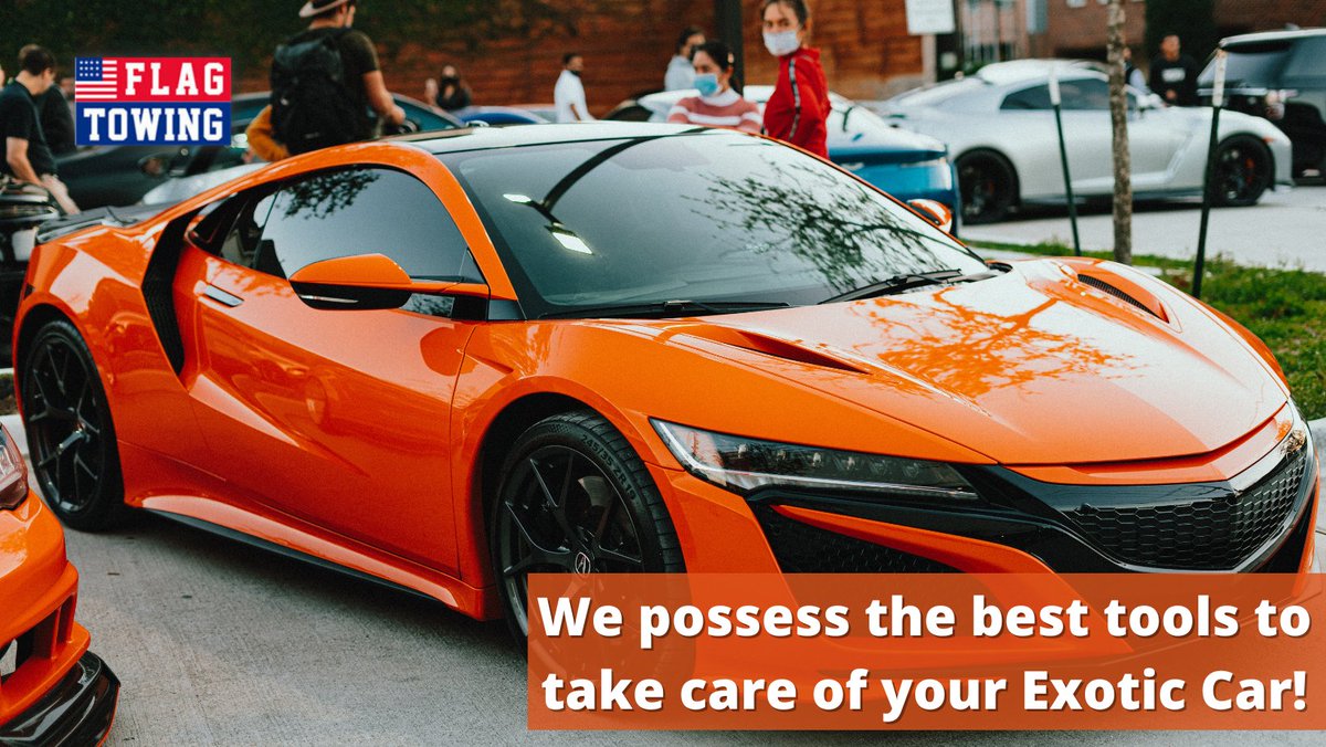 FlagTowing's tweet photo. A luxury car requires consistent care and maintenance of its beauty and splendor to keep it flawless and pristine. #FlagTowing cares about your #exotic vehicle as much as you do. Learn about our #luxurycar #towingservice: https://t.co/HmEvoAHI0D https://t.co/hjFKHaa7YE