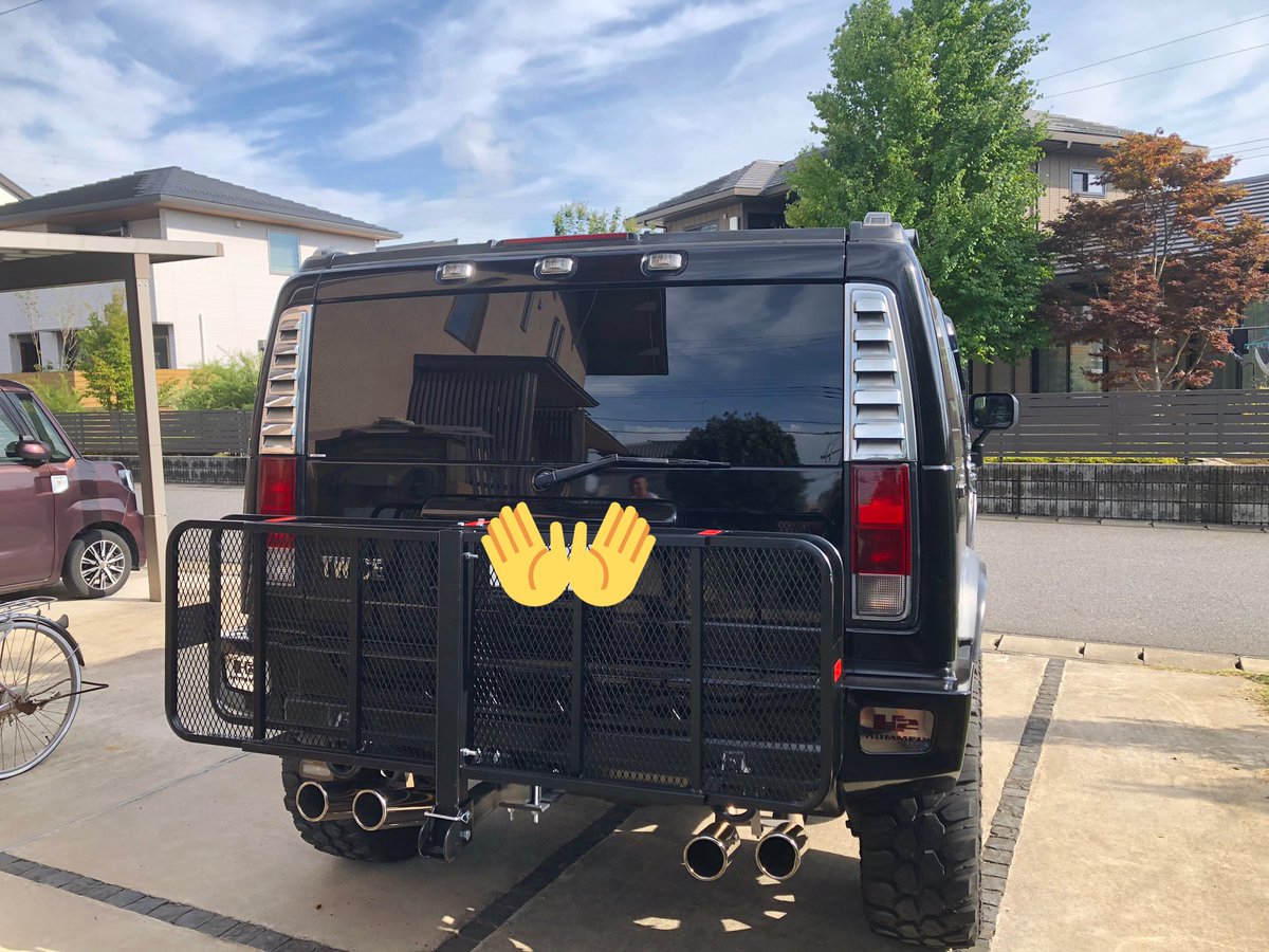 MTarusawa's tweet photo. @goodsonjp4649 FF外から失礼します!
ヒッチキャリアはがたつき防止の金具あった方がいいですよ！
かなり安定します！ https://t.co/vTX802ZjIa