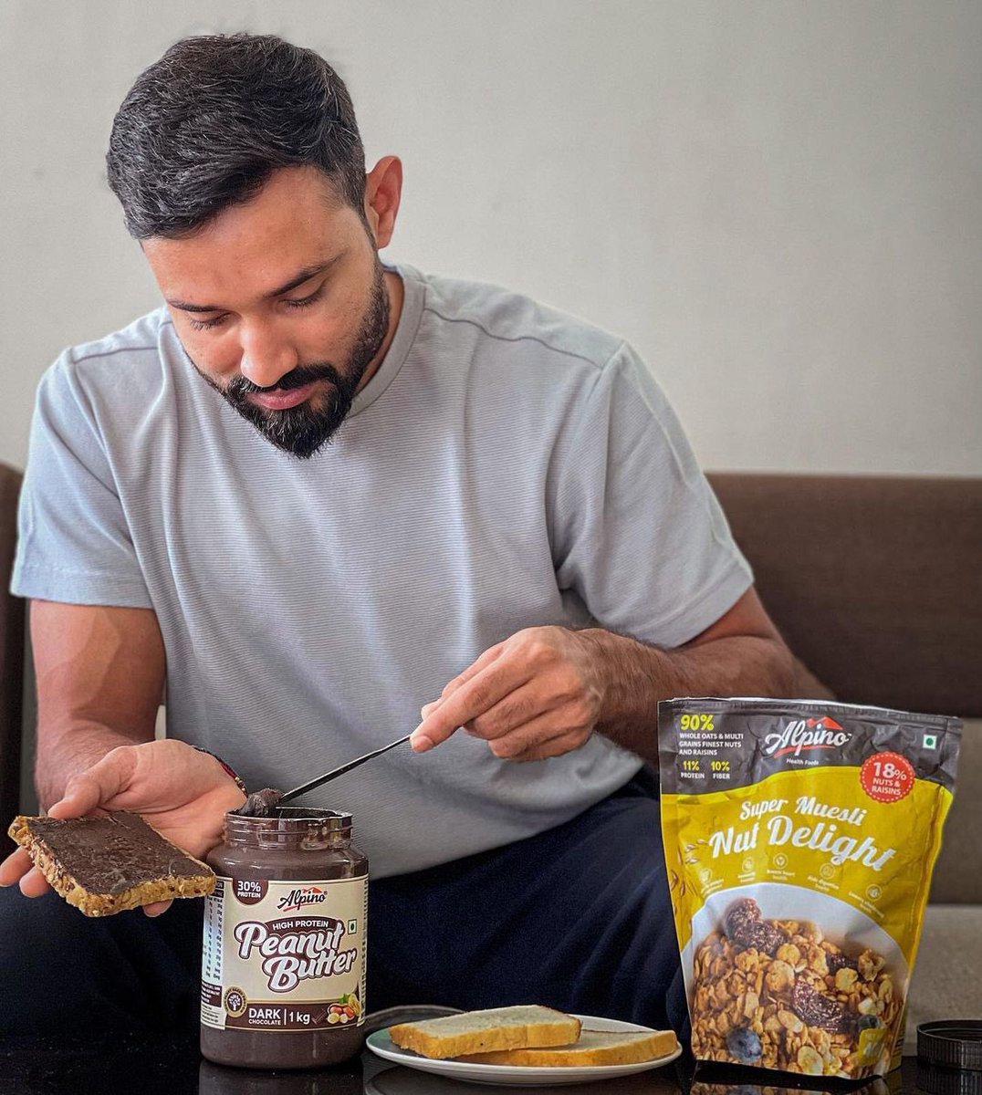 AlpinoHFoods's tweet photo. A bad day with peanut butter is better than a good day without peanut butter. Parth Vaghani recommends to use @alpinohealthfoods peanut butter for better health.💪
#betterbutter #alpino #alpinohealthfoods #bestpb #protein #peanuts #highproteinpb #healthy #surat #peanutbreakfast https://t.co/Gn90YIBvxX