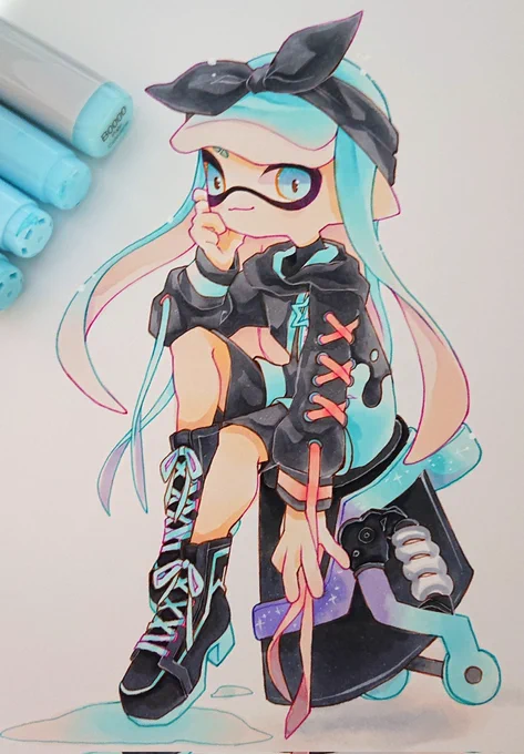はよ3の推し描きたすぎて死んでしまう 