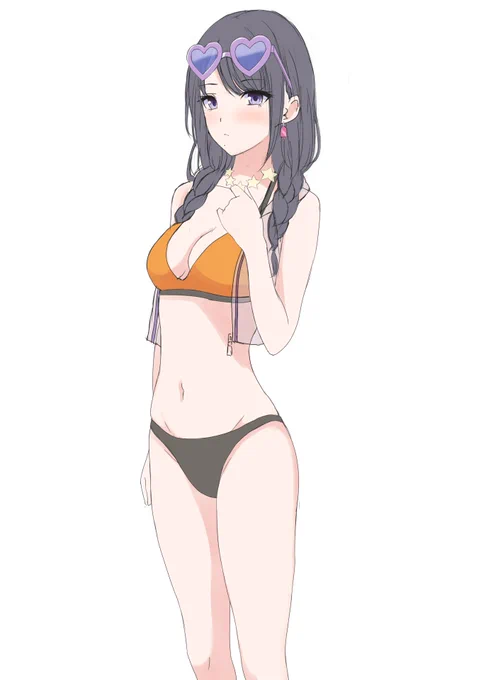 #今月描いた絵を晒す 今月中に全員の水着描くて、ほざいてたど・・・余裕で無理ゲーでした 