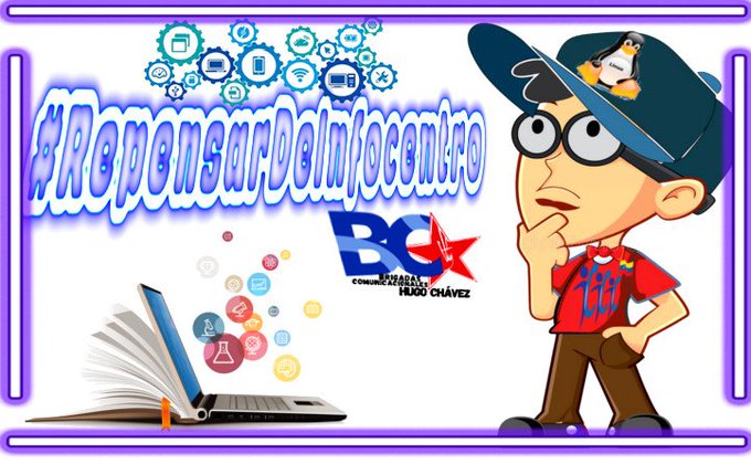 InfocentroLirio's tweet photo. ¿Qué es repensar infocentro?

👉Es caminar con las comunidades para construir juntos el ínfocentro que necesitamos 😉

#PuebloUnidosPorLaPaz 

@NicolasMaduro
 
@Gabrielasjr
 
@luisinfoVen https://t.co/sDgqfiHUPn