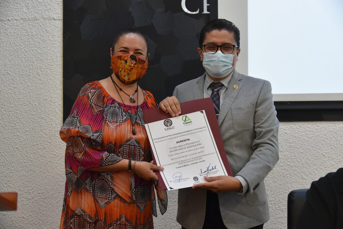 gacetaudeg's tweet photo. Licenciatura en Psicología del @OficialCUCS fue acreditada por el Consejo Nacional para la Enseñanza e Investigación en Psicología #CNEIP.➡️ https://t.co/FyuAcjILjw https://t.co/oT85x5lRjB
