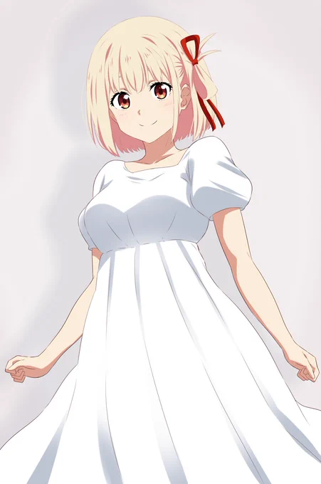 OPの白ワンピの千束のところ好き…#リコリコ 