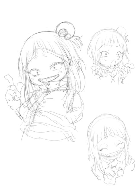 ちょっと勢いでラクガキ。
wot配信者のタイヤ絶許まぐろちゃん (ラフ 