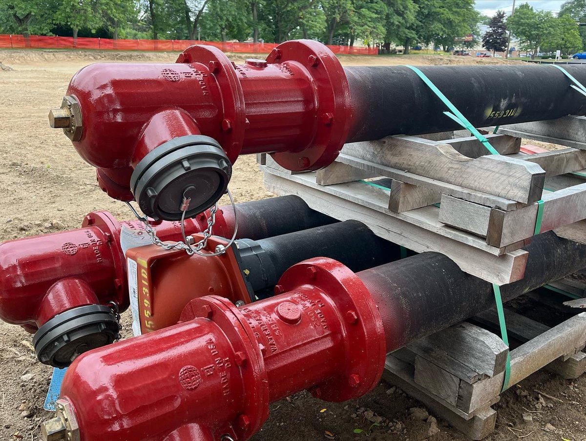 VeridianLiving's tweet photo. From virtual to reality! Fire hydrants arrived and things getting real! https://t.co/VnALe99J97