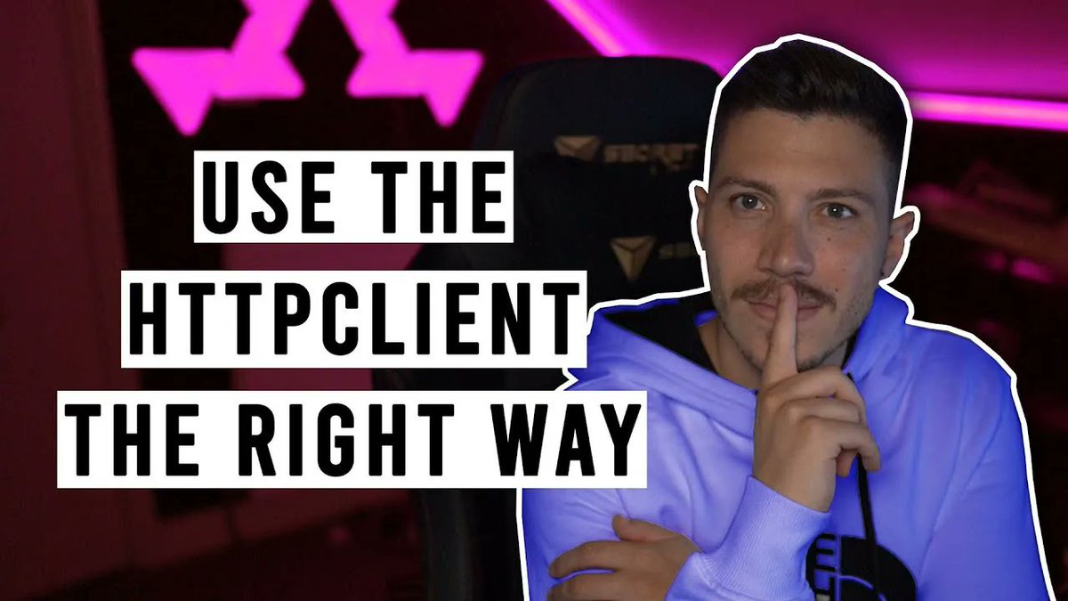 Title image: Use the HttpClient the right way with image of the author, Nick Chapsas