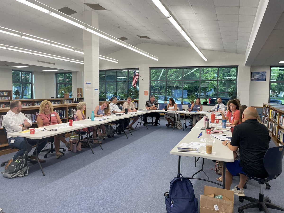 And so it begins.
Another <a href="/OAhornets/">Oakfield-Alabama MHS</a> <a href="/OaElem/">OAElem</a> New Teacher Orientation is under way!
