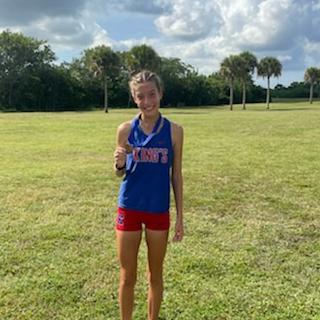 tkalionsxc's tweet photo. At Park Vista Invitational junior & veteran XC runner Avery Fronrath claimed 3rd place honors Saturday leading Lady Lions Varsity squad. She posted an 18:46 her best season opener & just 13 seconds off her PR! Well done #TKALions #TKALionsXC #TKALionstrack #flrunners #wjmxccoach https://t.co/A5VkJkVMnb