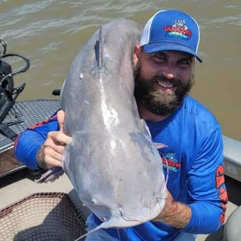 CatfishNOW1's tweet photo. Greg Maze with his new personal best! 77.36 pound catfish using SmackDown Catfishing Rod Holders 🤩
Get in on the action at https://t.co/mmUgs8lnT9!
#SmackdownCatfishing #SmackdownRodHolders #Catfish #Fishing #BuiltForTheBeast #Catfishing #CatfishNOW https://t.co/pCB6VVU3mJ