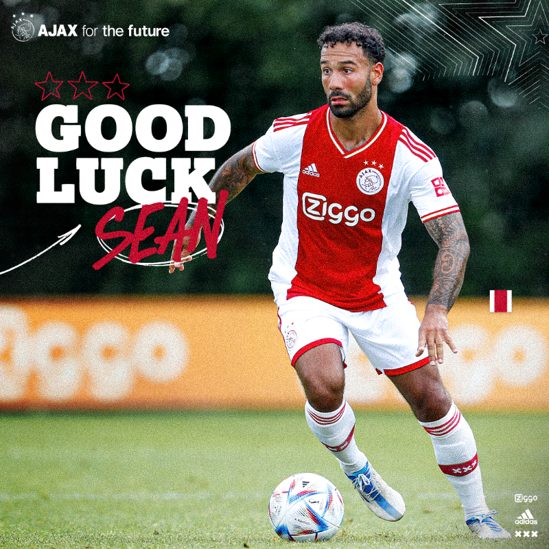 AFCAjax's tweet photo. Veel succes in Utrecht, Sean! 🙌
