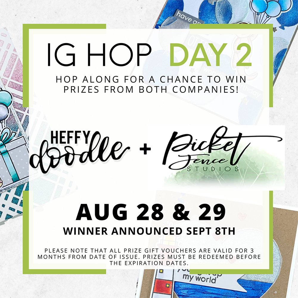 HeffyDoodle's tweet photo. It's Day 2 of the Heffy Doodle and Picket Fence Studios blog hop! Head over to the Picket Fence Instagram page to check out the starting hop stop for today! https://t.co/UMtXoWyTqe